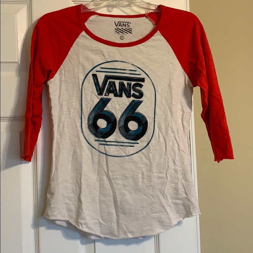 Vans 3-quarter length tee-GREAT CONDITION